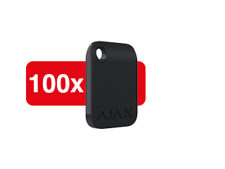 ALARME - Ajax Tag (100 pcs) - Black
