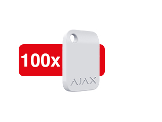 ALARME - Ajax Tag (100 pcs) - White