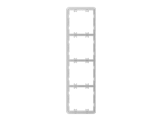 ALARME - Ajax Frame (4 emplacements) [55] Cadre